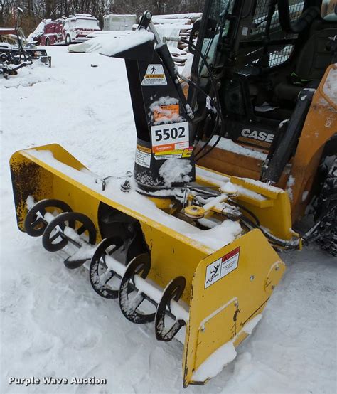 skid steer snow blower price|used skid steer snowblower.